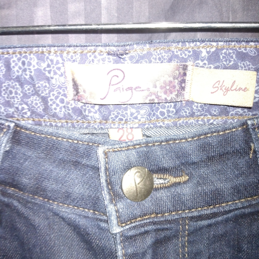 Paige jeans a light Stone wash skinny jean in size 28